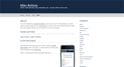 Desktop Screenshot of mikebrittain.com