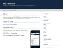 Tablet Screenshot of mikebrittain.com